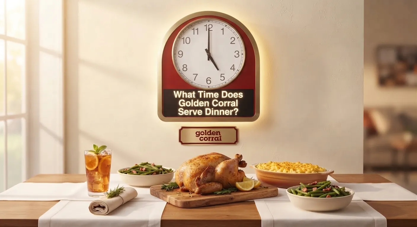 What time does Golden Corral serve dinner